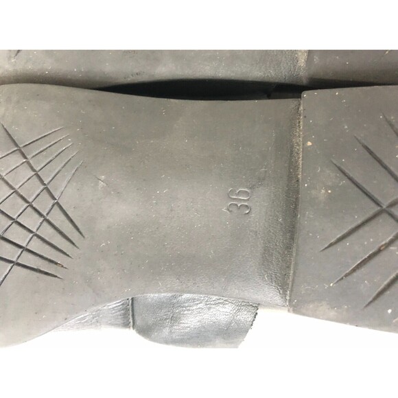 Bueno Burcu Flat Loafers Womens Size EU 36 Black Leather Pointed Toe Slip On - Picture 6 of 7